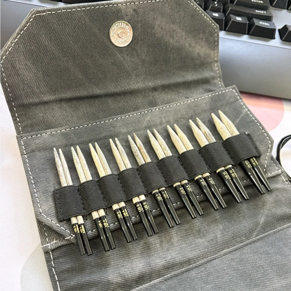 Lykke Driftwood 3.5” interchangeable knitting needle set - Picture 2 of 7